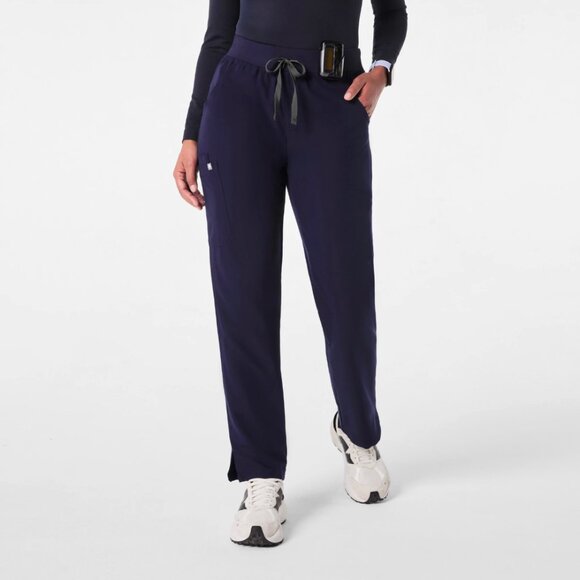 FIGS Women’s Kade Cargo Scrub Straight Leg Pants in Navy Blue, size L - Picture 1 of 10